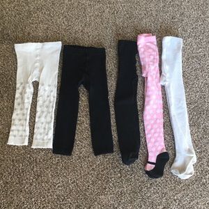 Girls tights, 18 mos and 2-3T